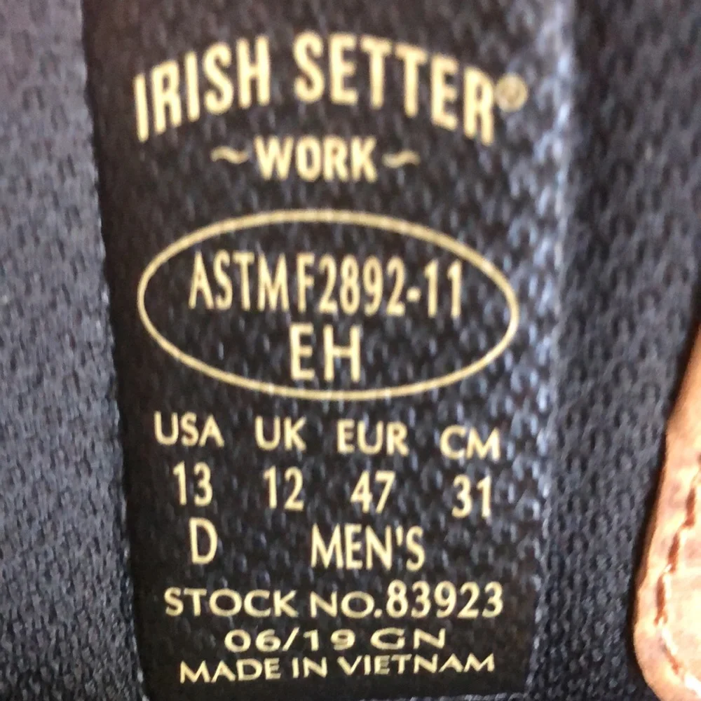 NEW Men's Red Wing Irish Setter Marshall Waterproof Boot - Picture 10 of 11